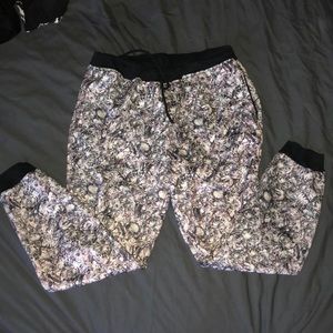 Diamond print sweatpants
